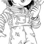 Coloriage Chucky Luxe Chucky Doll Coloring Pages