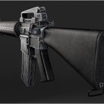 Coloriage Codé Cp Inspiration M16 A4 Rifle