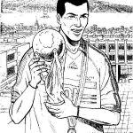 Coloriage Coupe Nouveau Coloriage Zidane Avec La Coupe Du Monde Dessin