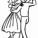 Coloriage Couple Meilleur De Coloriage Danse Slow Dessin Gratuit à Imprimer