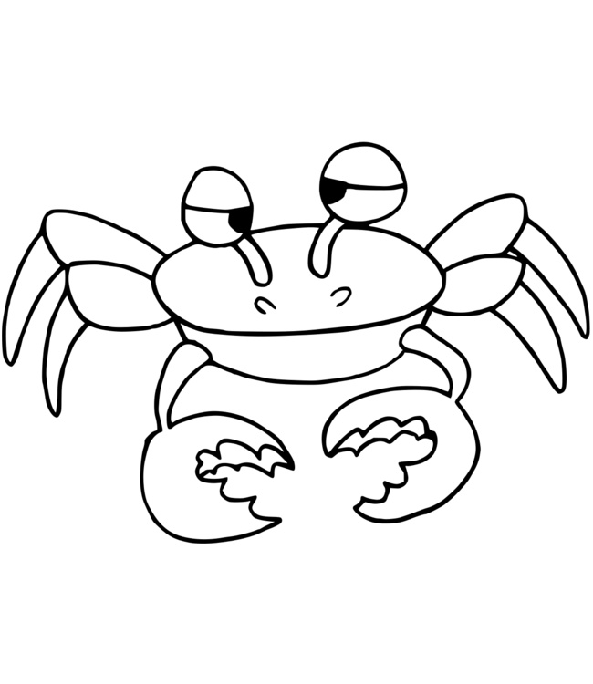 Coloriage Crabe Inspiration Crabe Coloriage De Crabe A Imprimer Gratuitement