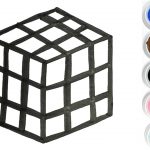 Coloriage Cube Unique Dessine Un Cube Pour Bébé Coloriage Pour Enfants Kiwi