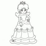 Coloriage Daisy Mario Nice Rosalina Peach And Daisy Coloring Pages Coloring Home
