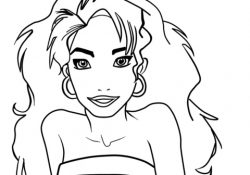 Coloriage Dame Nice Esmeralda From the Hunchback Of Notre Dame Coloring Page