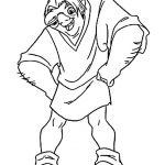 Coloriage Dame Unique The Hunchback Of Notre Dame For Children The Hunchback