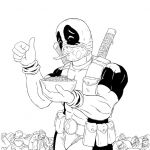 Coloriage De Deadpool Meilleur De Deadpool 28 Superhéroes – Páginas Para Colorear