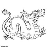 Coloriage De Dragons Frais Coloriage Dragon Chinois Dessin