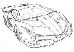Coloriage De Lamborghini Génial Kleurplaat Lamborghini Ferarrie Lamborghini Veneno Drawing