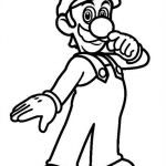 Coloriage De Mario Frais Coloriage Luigi