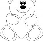 Coloriage De Nounours Élégant Coloriage Teddy Bear Dessin à Imprimer Sur Coloriages Fo