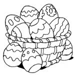 Coloriage De Pâques A Imprimer Gratuit Unique Coloriage œufs De Pâques Dans Un Panier à Imprimer