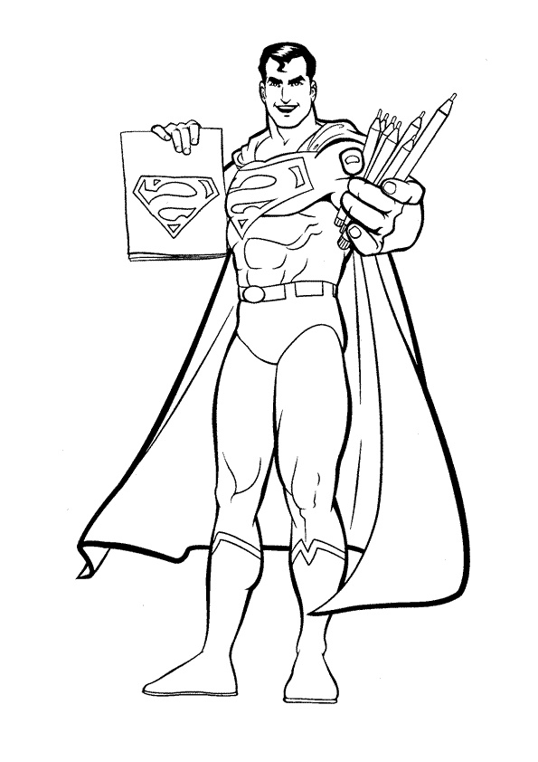 Coloriage De Superman Inspiration Superman 10 Super Héros – Coloriages à Imprimer