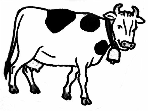 Coloriage De Vache Génial Coloriage Vache Les Beaux Dessins De Animaux à Imprimer