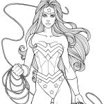 Coloriage De Wonder Woman Luxe Desenhos Para Colorir Mulher Maravilha