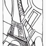 Coloriage Delaunay Nice La Tour Eiffel Productions Plastiques