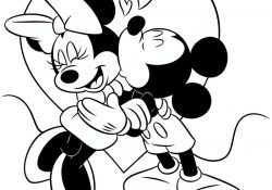 Coloriage Disney Mickey Et Minnie Frais Jeux Imprimer