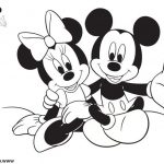 Coloriage Disney Mickey Et Minnie Inspiration Coloriage Disney Minnie Et Mickey Les Amoureux Dessin