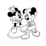 Coloriage Disney Mickey Et Minnie Inspiration Coloriage Prince Mickey Et Princesse Minnie à Imprimer