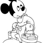 Coloriage Disney Mickey Inspiration Coloriage Mickey à Imprimer Mickey Noël Mickey Bébé
