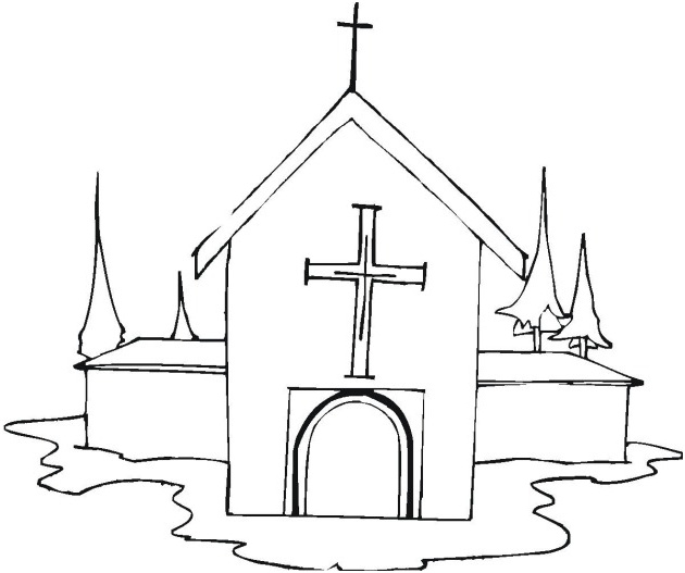 Coloriage Eglise Inspiration Église 17 Bâtiments Et Architecture – Coloriages à Imprimer