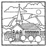 Coloriage Eglise Nice Église Bâtiments Et Architecture – Coloriages à Imprimer
