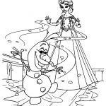 Coloriage Elsa Meilleur De Personnages De La Reine Des Neiges à Colorier Et à Imprimer