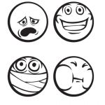 Coloriage Emojie Unique Coloriage Smiley Tres Content Fatigue Malade Sans Mots