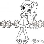 Coloriage Enfant Fille Nice Petite Fille Coloriage Petite Fille En Ligne Gratuit A