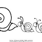 Coloriage Escargot Élégant Escargot 39 Animaux – Coloriages à Imprimer