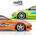 Coloriage Fast And Furious Inspiration La Toyota Supra De Brian O Conner Dans Fast And Les