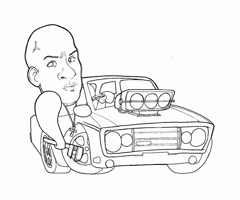 Coloriage Fast and Furious Nice Fast and Furious Coloring Pages Coloring Home