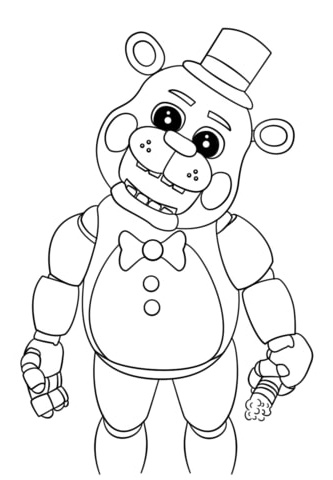 Coloriage Fnaf Meilleur De Animatronics Coloring Pages to and Print for Free