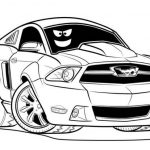 Coloriage Ford Mustang Inspiration 1969 Mustang Coloring Pages Car Printable Coloring Pages