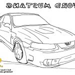 Coloriage Ford Mustang Inspiration Fierce Car Coloring Ford Muscle Cars Free