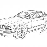 Coloriage ford Mustang Nice Kids Coloring Picture A Mustang Muscle Car