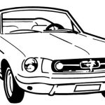 Coloriage Ford Mustang Nice Mustang Car Coloring Pages Voiture Mustang Coloring Page