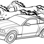 Coloriage Ford Mustang Nouveau Free Mustang Coloring Pages To Print For Kids Description