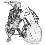 Coloriage Ghost Rider Luxe Ghost Rider 10 Super Héros – Coloriages à Imprimer