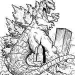 Coloriage Godzilla Meilleur De 59 Best Lineart Godzilla Images On Pinterest