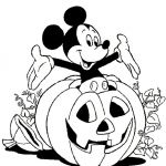 Coloriage Halloween Facile Inspiration Coloriage Mickey à Imprimer Mickey Noël Mickey Bébé
