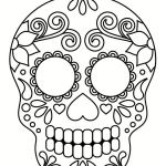 Coloriage Halloween Tete De Mort Nice Coloriage Tête De Mort Mexicaine 20 Dessins à Imprimer