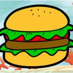 Coloriage Hamburger Nice Dessin De Hamburger Avec Salade Colorie Par Qsiyer Le 04