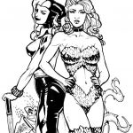 Coloriage Harley Quinn Inspiration Coloriage Poison Ivy and Harley Quinn by Salamandra