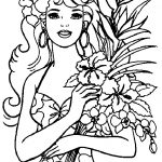 Coloriage Hawaii Inspiration Barbie Coloring Pages Barbie Dancer Tennis Player And On
