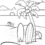 Coloriage Hawaii Nice Sunset Coloring Pages At Getcolorings