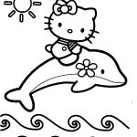 Coloriage Hello Kitty À Imprimer Nice Coloriage A Imprimer Hello Kitty Sur Le Dauphin Gratuit Et