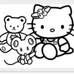 Coloriage Hello Kitty Coeur Élégant Coloriages à Imprimer Hello Kitty Numéro 8643
