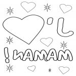 Coloriage Je T'aime Maman Nice Coloriage Je T’aime Maman At Supercoloriage