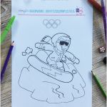 Coloriage Jeux Olympiques Génial Coloriage Jeux Olympiques D Hiver Le Snowboard Momes