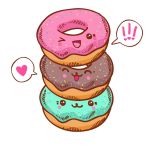 Coloriage Kawaii Donuts Meilleur De Adesivo Donuts Kawaii Assista
